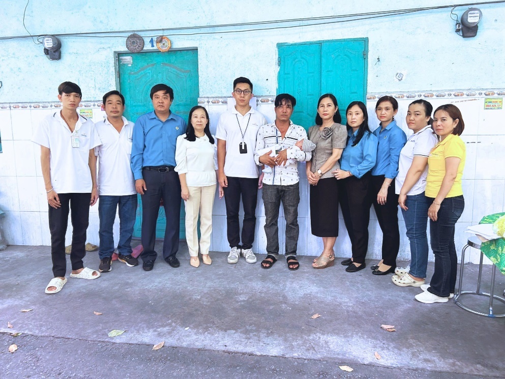 Công đoàn Bình Dương sát cánh với những hoàn cảnh công nhân khó khăn, ngặt nghèo