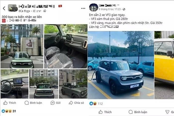 Nhiều chủ xe rao bán VinFast VF 3 chênh giá hàng chục triệu Nhiều chủ xe rao bán VinFast VF 3 chênh giá hàng chục triệu