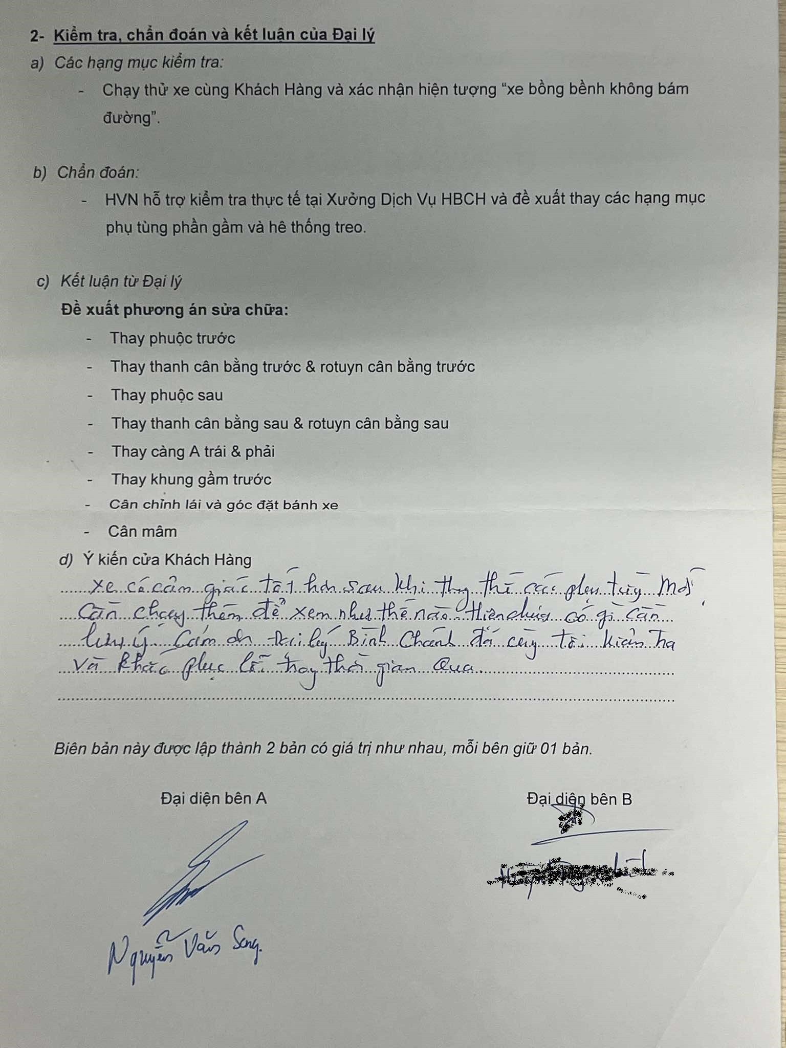 Hành trình đi sửa Honda CR-V 2024 tại ba đại lý chưa có hồi kết Hành trình đi sửa Honda CR-V 2024 tại ba đại lý chưa có hồi kết