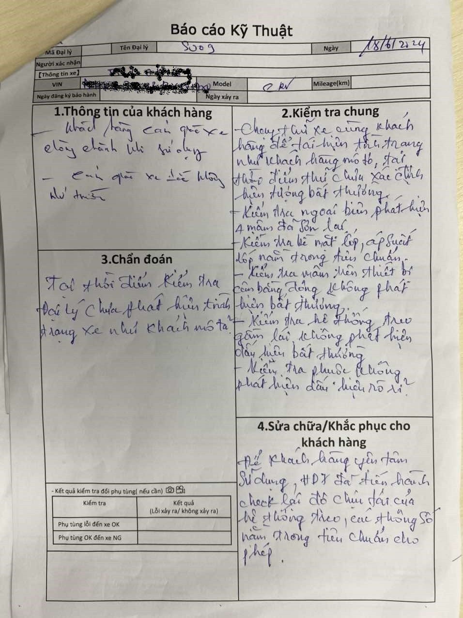 Hành trình đi sửa Honda CR-V 2024 tại ba đại lý chưa có hồi kết Hành trình đi sửa Honda CR-V 2024 tại ba đại lý chưa có hồi kết