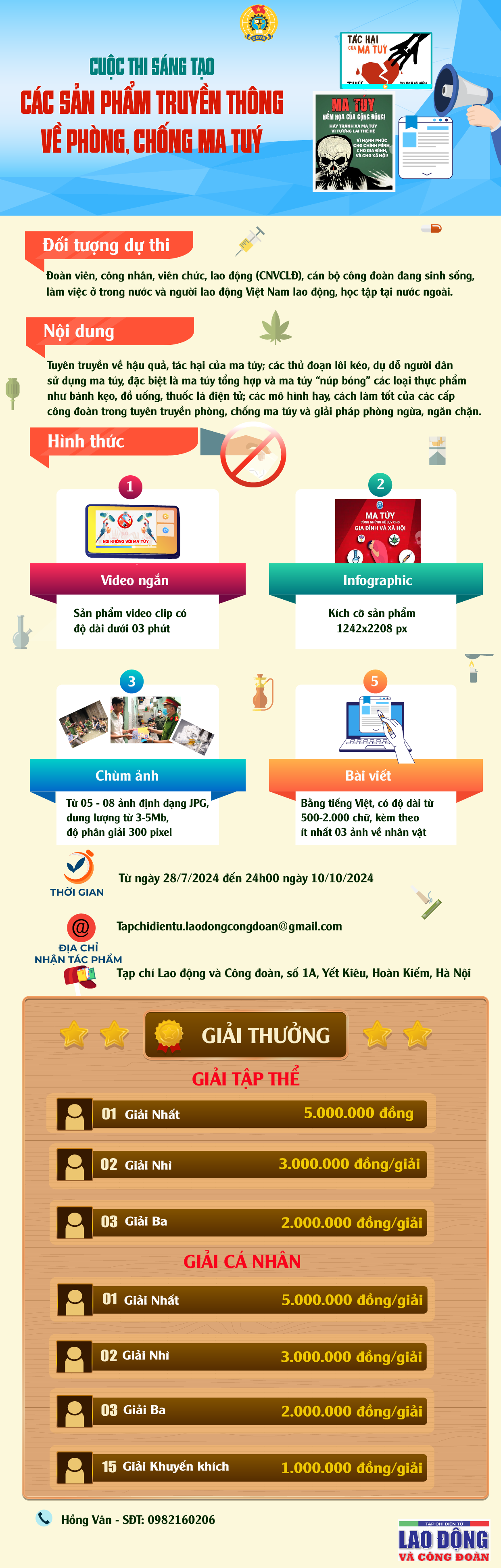 Thể lệ Cuộc thi sáng tạo sản phẩm truyền thông về phòng, chống ma túy