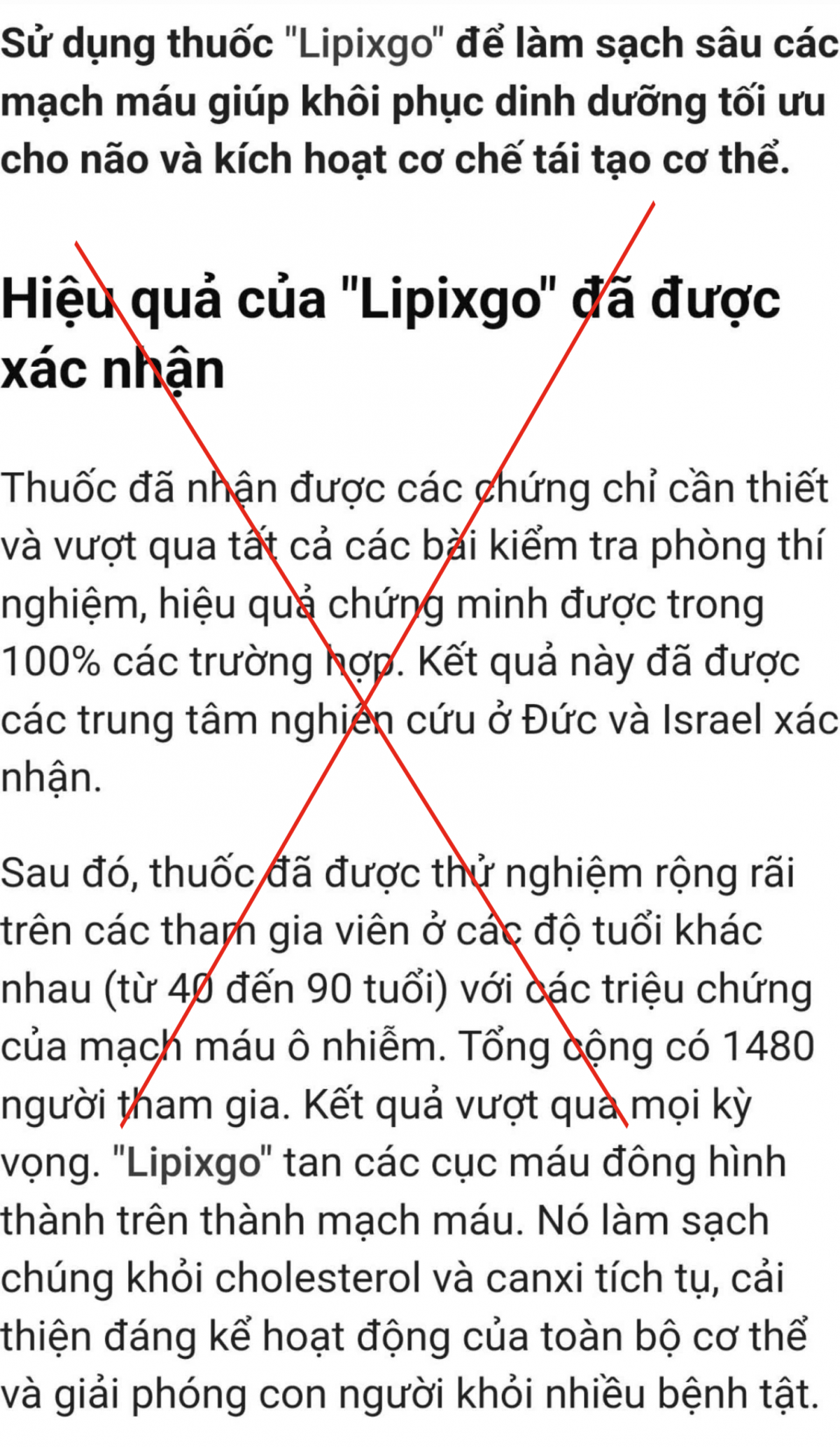 Cảnh giác chiêu trò quảng cáo “thần dược” Lipixgo – Kỳ 3: Tội quảng cáo gian dối có thể bị xử lý hình sự Cảnh giác chiêu trò quảng cáo “thần dược” Lipixgo – Kỳ 3: Tội quảng cáo gian dối có thể bị xử lý hình sự