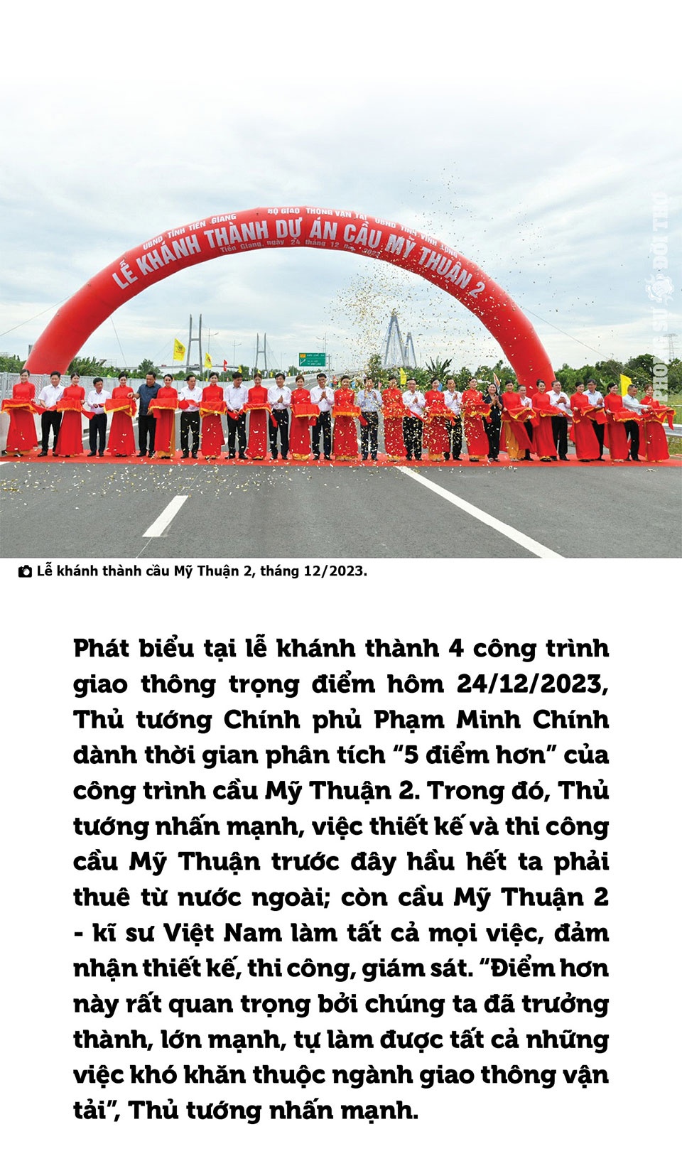 Chuyện chưa kể về cây cầu dây văng đầu tiên của người Việt Chuyện chưa kể về cây cầu dây văng đầu tiên của người Việt