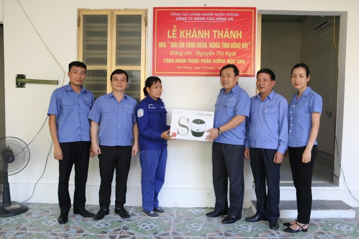 Mái ấm Công đoàn - nghĩa tình đồng đội ở Nhà máy Z173 Mái ấm Công đoàn - nghĩa tình đồng đội ở Nhà máy Z173