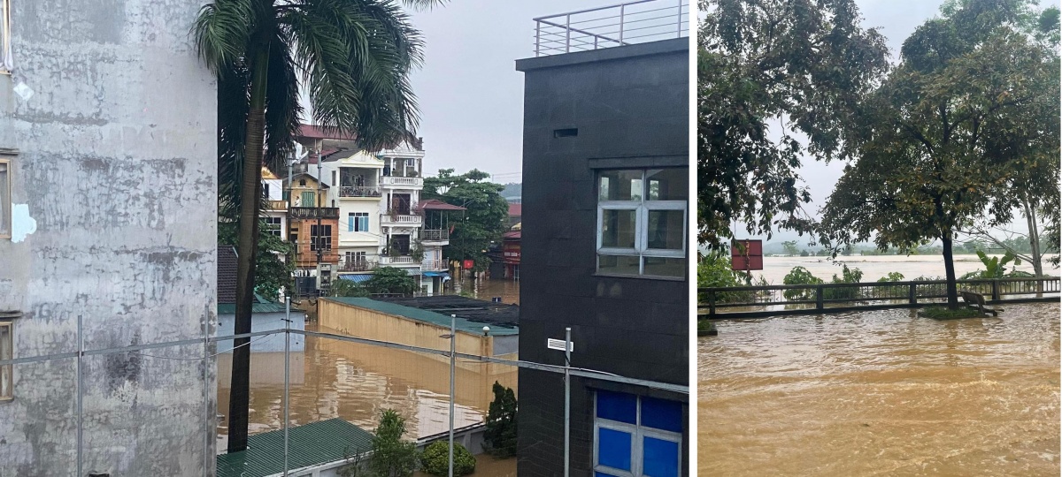 Sau bão vẫn còn mưa lớn, người lao động cẩn trọng với lũ quét, sạt lở đất