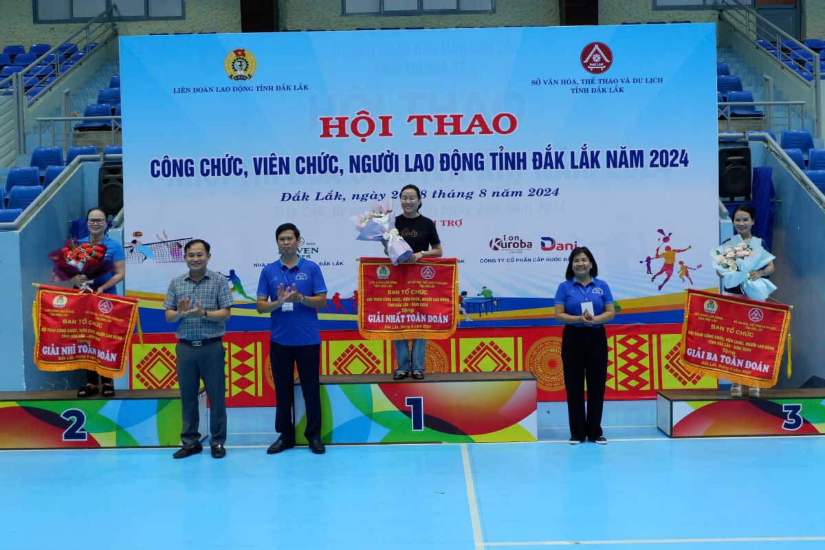 Đắk Lắk: Gần 1.200 Công chức, viên chức, người lao động tham gia Hội thao