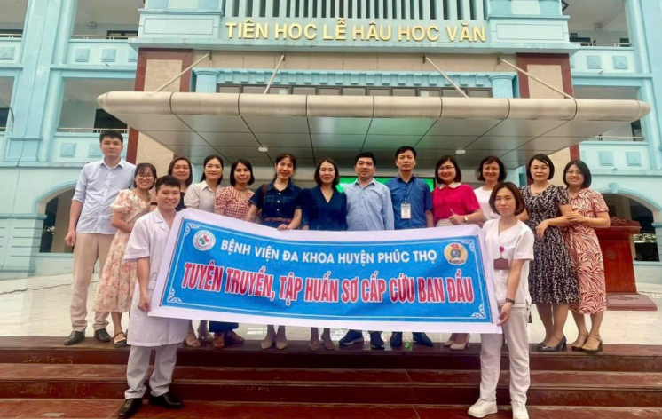 Công đoàn Bệnh viện huyện Phúc Thọ tích cực chăm sóc sức khỏe toàn dân