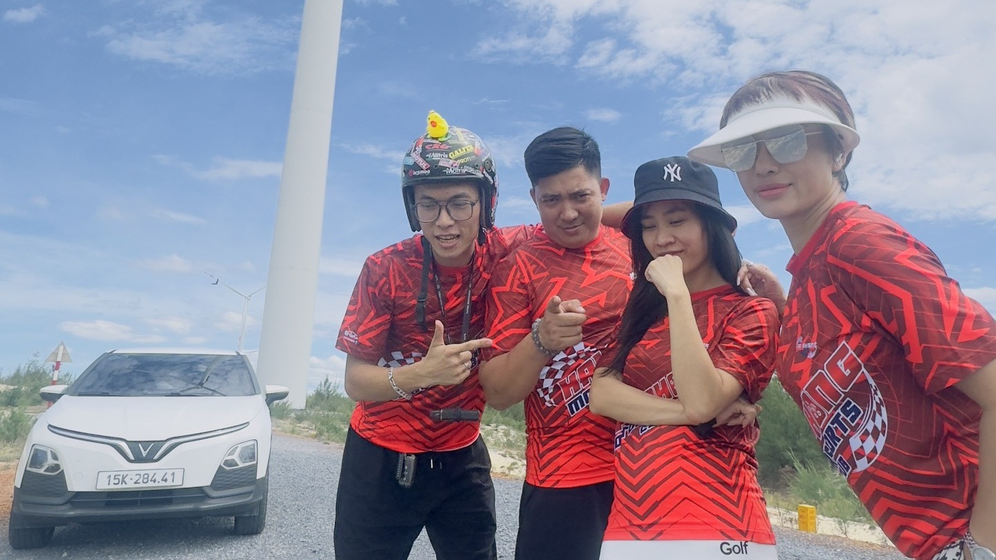 Xuyên Việt bằng xe điện VF 5 từ Hải Phòng đến Bình Dương để đua xe gymkhana