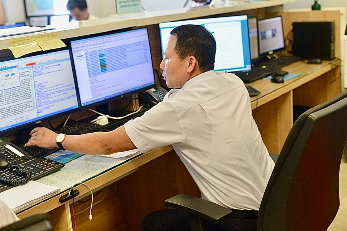 Đoàn viên mẫu mực của Trung tâm Thông báo tin tức hàng không