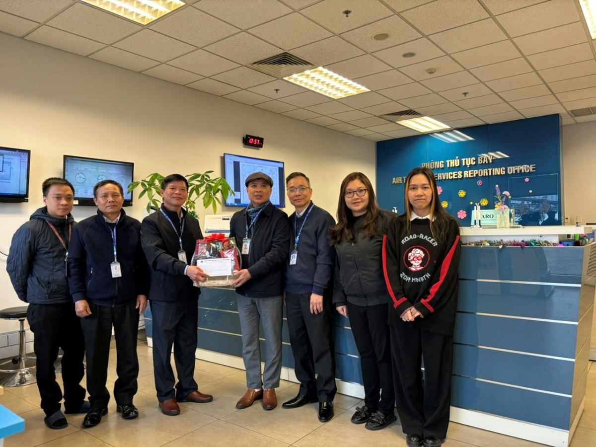 Đoàn viên mẫu mực của Trung tâm Thông báo tin tức hàng không