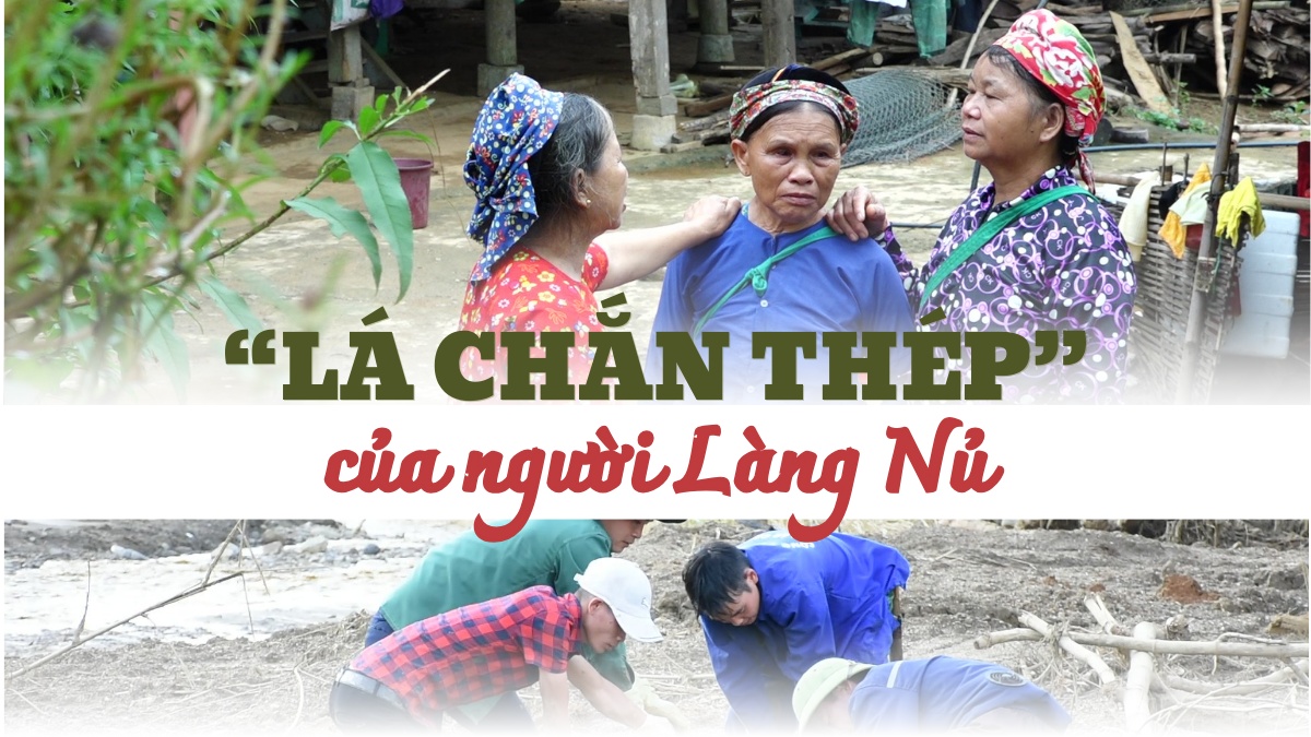 "Lá chắn thép" của người Làng Nủ