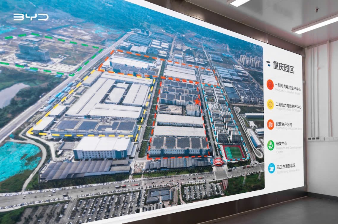 Tham quan nhà máy pin Blade của BYD tại Trùng Khánh Tham quan nhà máy pin Blade của BYD tại Trùng Khánh