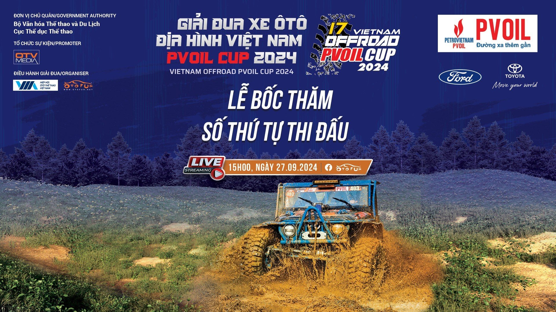 [PVOIL VOC 2024] Livestream bốc thăm số thứ tự thi đấu vào ngày 27/9