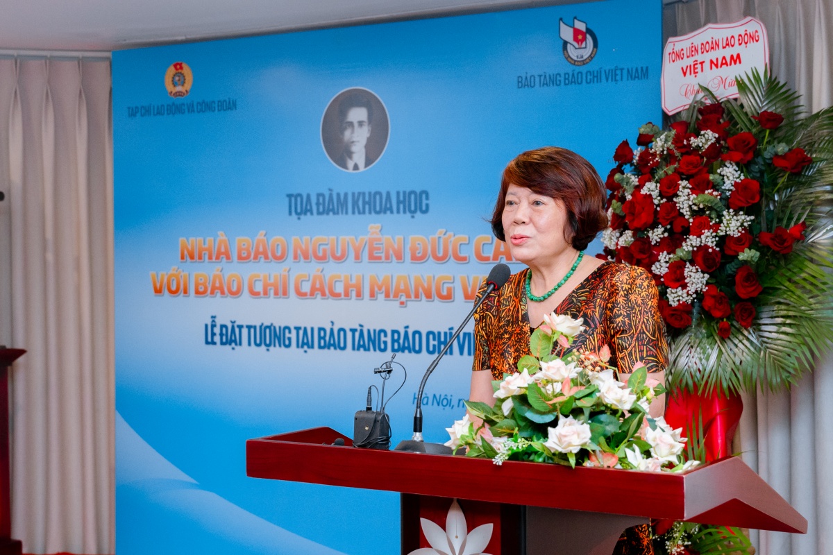 Toàn cảnh tọa đàm và lễ tiếp nhận tượng nhà báo Nguyễn Đức Cảnh