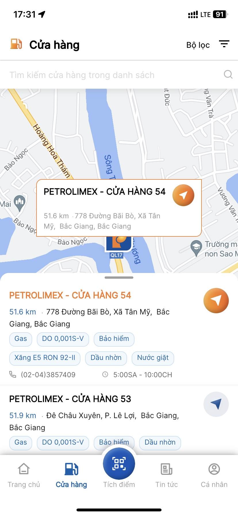 Cách tìm kiếm cửa hàng xăng dầu Petrolimex gần nhất Cách tìm kiếm cửa hàng xăng dầu Petrolimex gần nhất