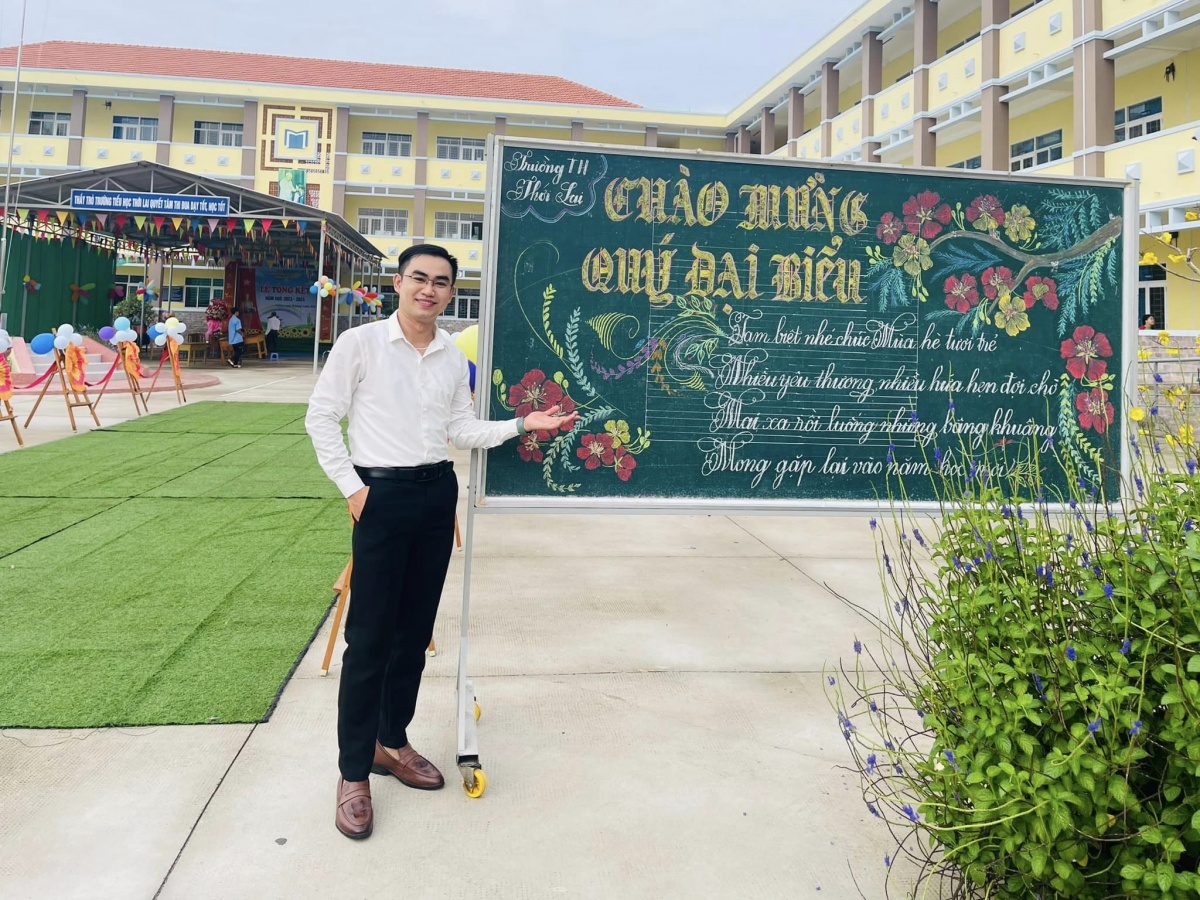 Người thầy của sự đổi mới trong giáo dục của Trường Tiểu học Thới Lai