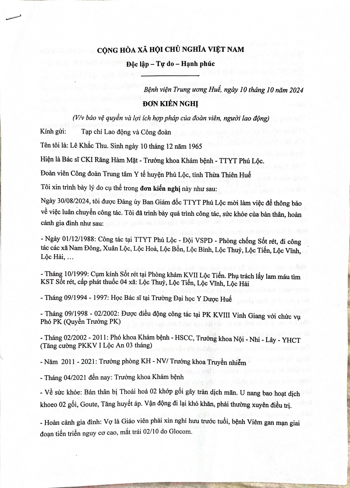 Quy trình điều động, bổ nhiệm bác sĩ “phải căn cứ vào tâm tư, nguyện vọng của cán bộ” Quy trình điều động, bổ nhiệm bác sĩ “phải căn cứ vào tâm tư, nguyện vọng của cán bộ”