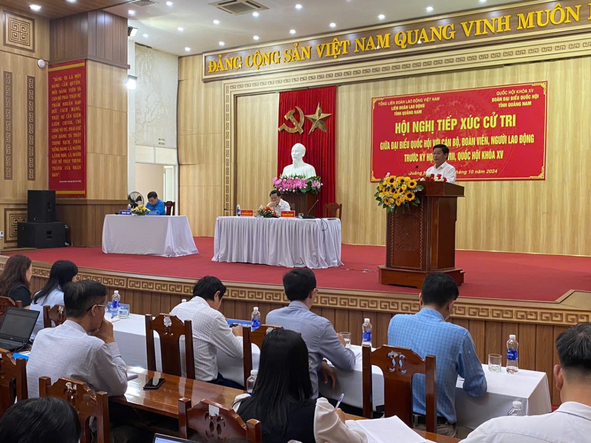 Cử tri Quảng Nam kiến nghị nhiều vấn đề liên quan đến BHXH và kinh phí công đoàn