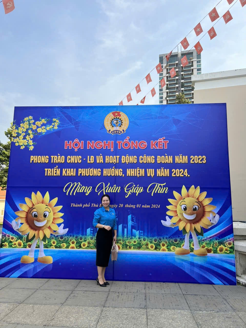 Nữ Chủ tịch Công đoàn trường có nhiều sáng kiến, đem lại lợi ích cho đoàn viên