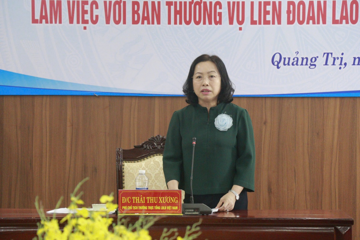 Tổng LĐLĐ Việt Nam tiến hành giám sát chuyên đề tại tỉnh Quảng Trị