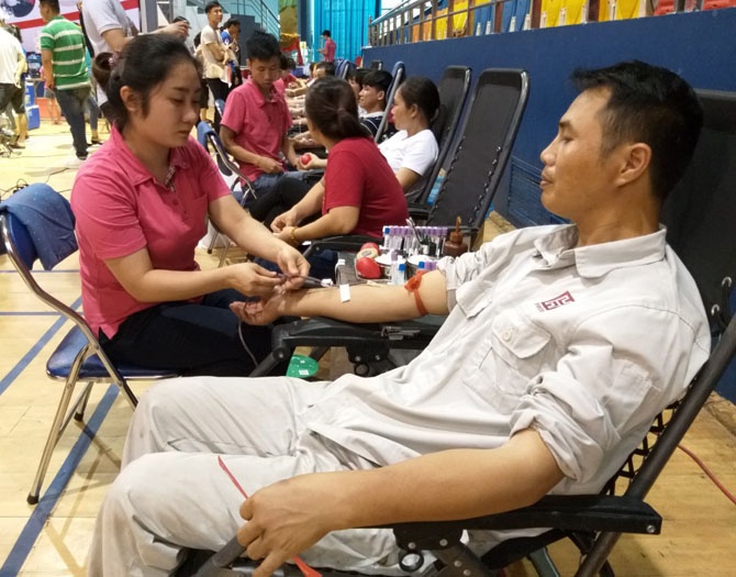 Nhiều doanh nghiệp tại KCN Vĩnh Phúc đồng hành cùng phong trào hiến máu tình nguyện Nhiều doanh nghiệp tại KCN Vĩnh Phúc đồng hành cùng phong trào hiến máu tình nguyện