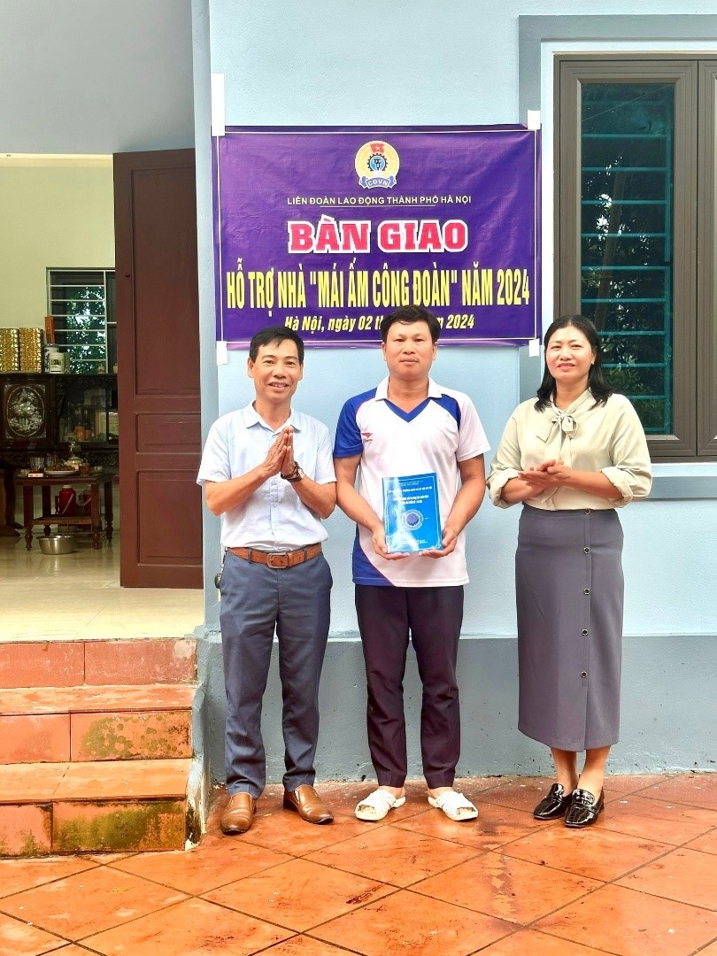 Công đoàn giúp anh Nguyễn Văn Viên vượt qua khó khăn, an tâm công tác