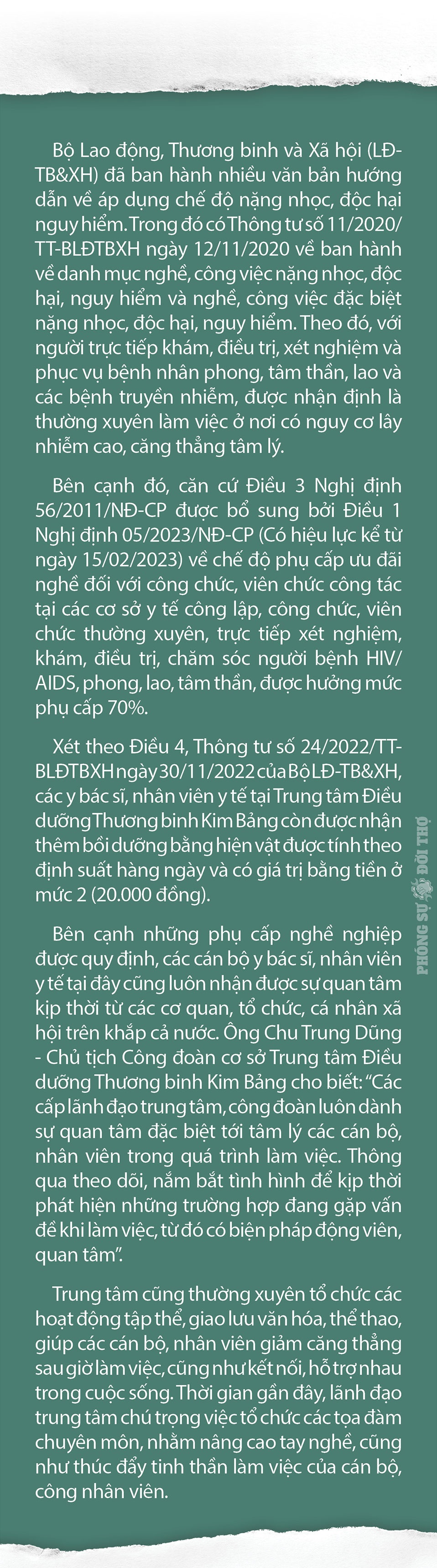 Nghĩa tình với người bệnh nơi