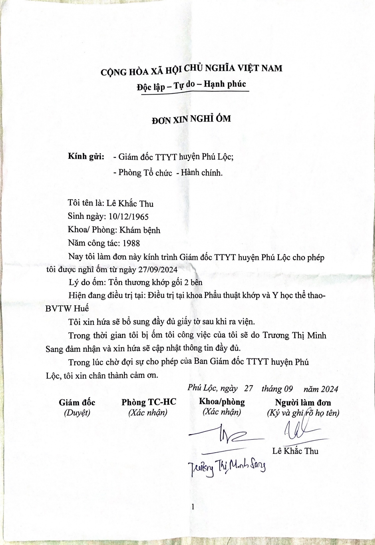 undefined Vụ điều động bác sĩ ở Thừa Thiên Huế: Những điểm bất hợp lý từ công văn trả lời của Sở Y tế tỉnh