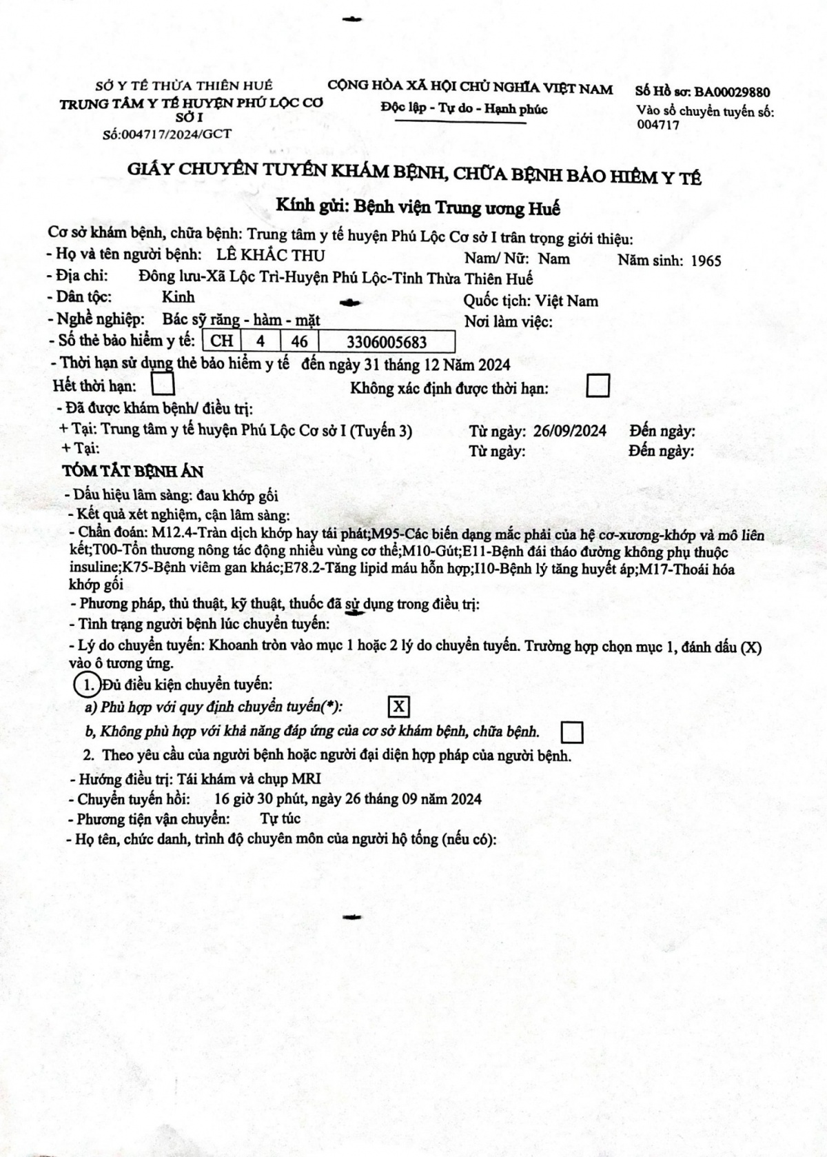 undefined Vụ điều động bác sĩ ở Thừa Thiên Huế: Những điểm bất hợp lý từ công văn trả lời của Sở Y tế tỉnh