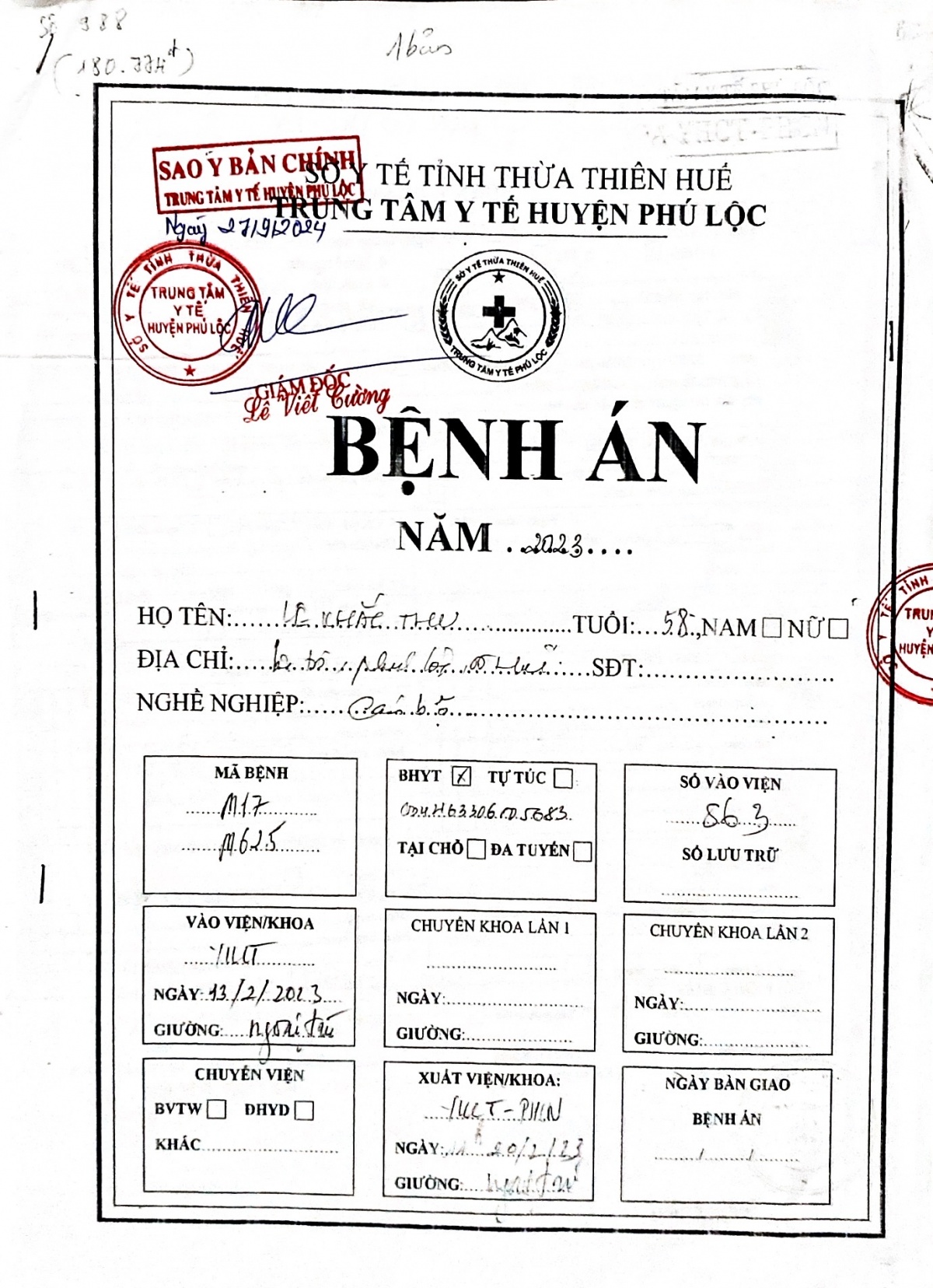 undefined Vụ điều động bác sĩ ở Thừa Thiên Huế: Những điểm bất hợp lý từ công văn trả lời của Sở Y tế tỉnh