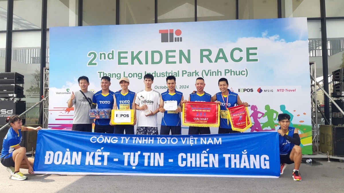 Hàng trăm công nhân tham gia Giải chạy tiếp sức Ekiden lần thứ 2 Hàng trăm công nhân tham gia Giải chạy tiếp sức Ekiden lần thứ 2