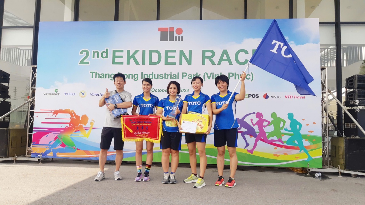 Hàng trăm công nhân tham gia Giải chạy tiếp sức Ekiden lần thứ 2 Hàng trăm công nhân tham gia Giải chạy tiếp sức Ekiden lần thứ 2