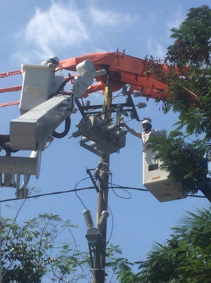 Công nhân điện lực Lưu Thanh Đồng làm việc với “tinh thần thép”