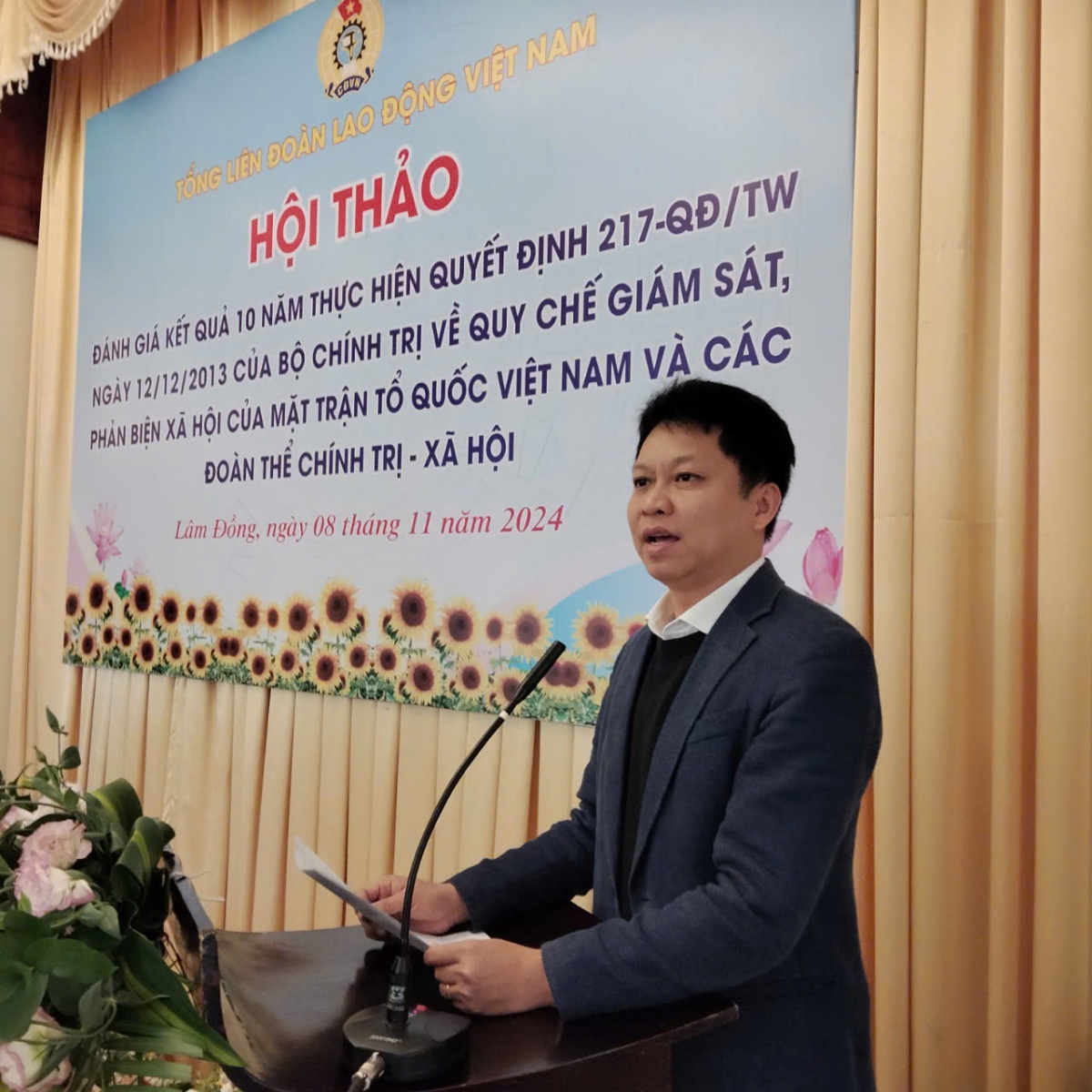 Để giám sát và phản biện xã hội là hoạt động hiệu quả của tổ chức Công đoàn