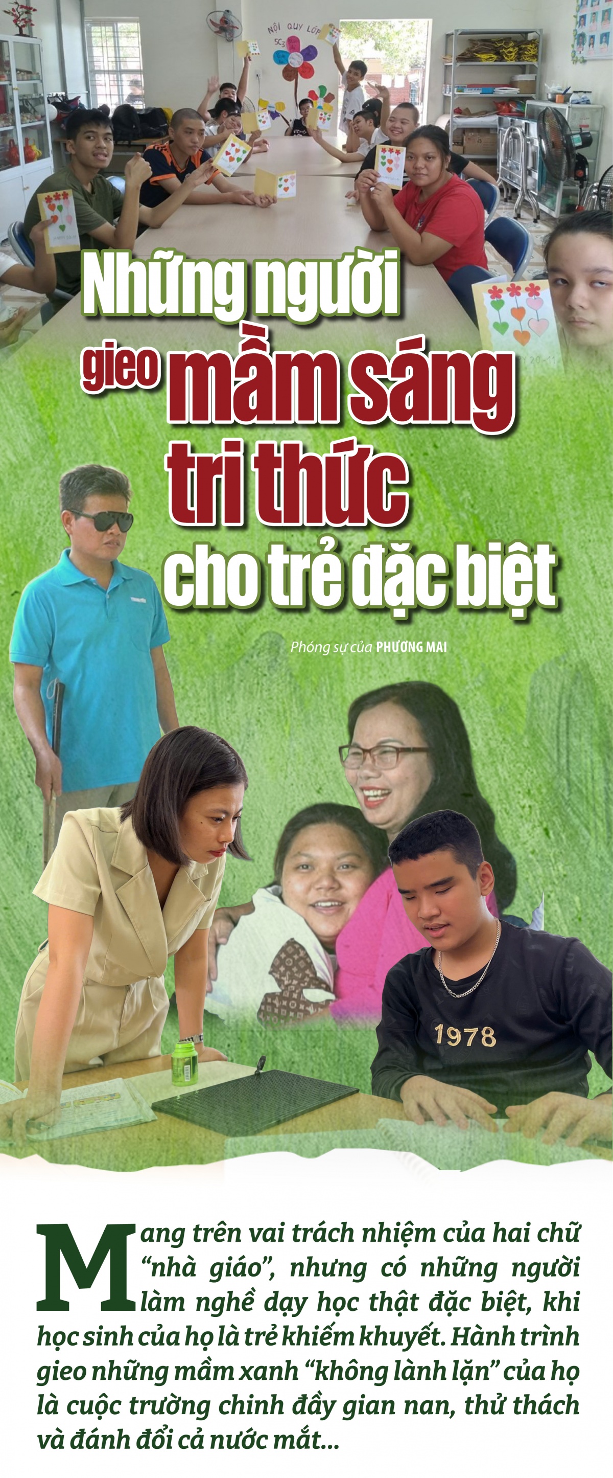 Những người gieo mầm sáng tri thức cho trẻ đặc biệt