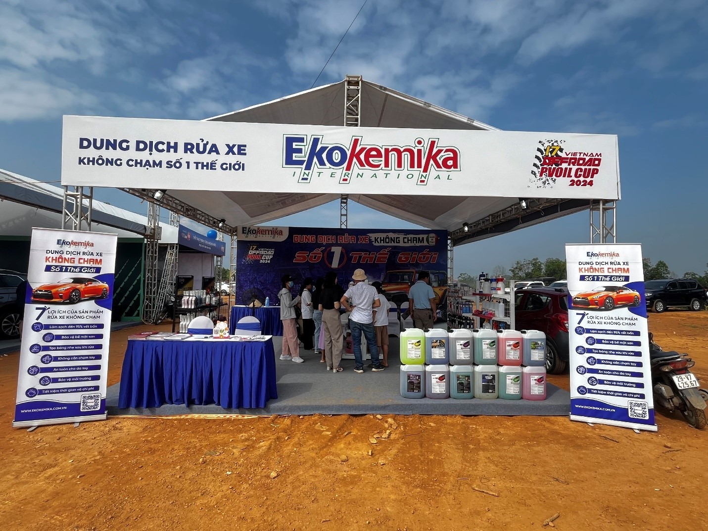 Ekokemika Việt Nam mang công nghệ rửa xe không chạm tới PVOIL VOC 2024 Ekokemika Việt Nam mang công nghệ rửa xe không chạm tới PVOIL VOC 2024