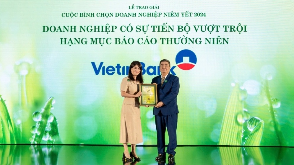 VietinBank giành cú đúp giải thưởng về Báo cáo thường niên tại VLCA 2024