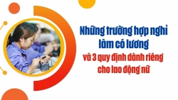 Những trường hợp nghỉ làm có lương và 3 quy định dành riêng cho lao động nữ