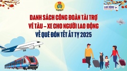 Các chương trình hỗ trợ tàu – xe miễn phí của Công đoàn cho người lao động về quê đón Tết