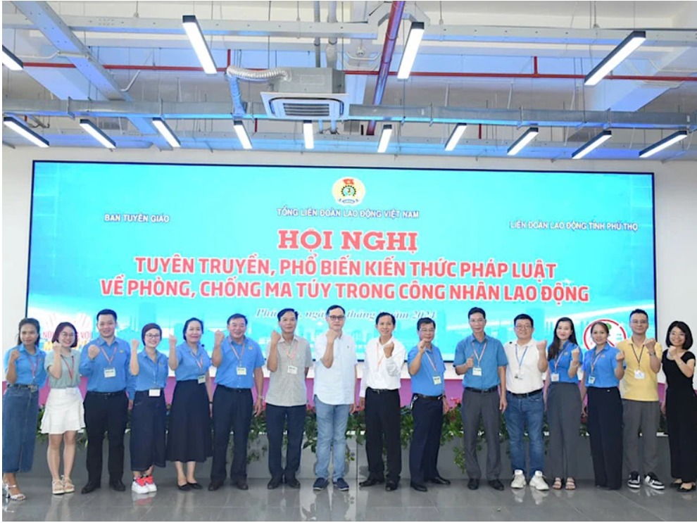 Tuyên truyền công tác phòng, chống ma túy trong công nhân lao động Phú Thọ Tuyên truyền công tác phòng, chống ma túy trong công nhân lao động Phú Thọ