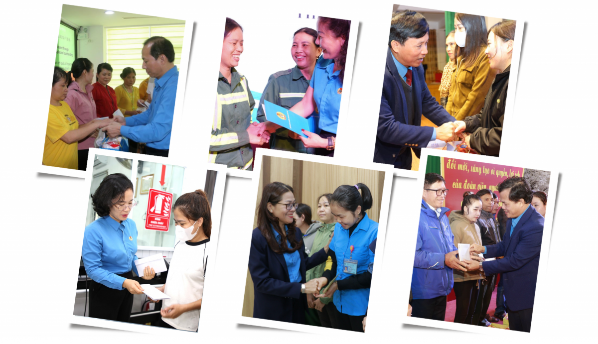 Công đoàn 6 tỉnh Bắc Trung Bộ hỗ trợ 431 tỉ đồng cho đoàn viên, NLĐ năm 2024