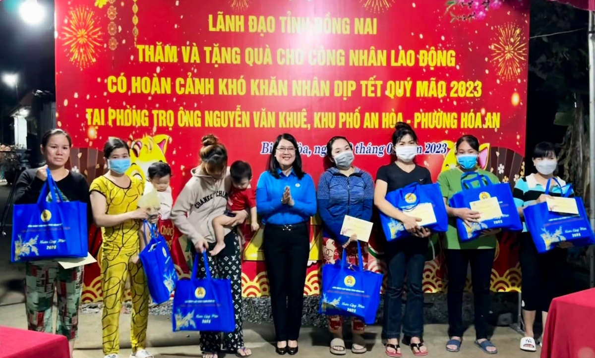 Đồng Nai: Hơn 700.000 đoàn viên, công nhân lao động sẽ được chăm lo Tết