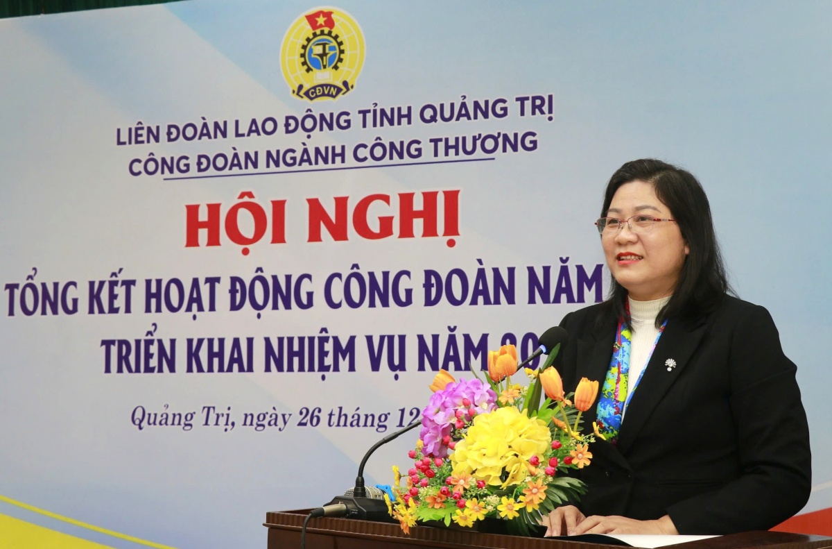 Công đoàn Công thương Quảng Trị chăm lo toàn diện cho đoàn viên