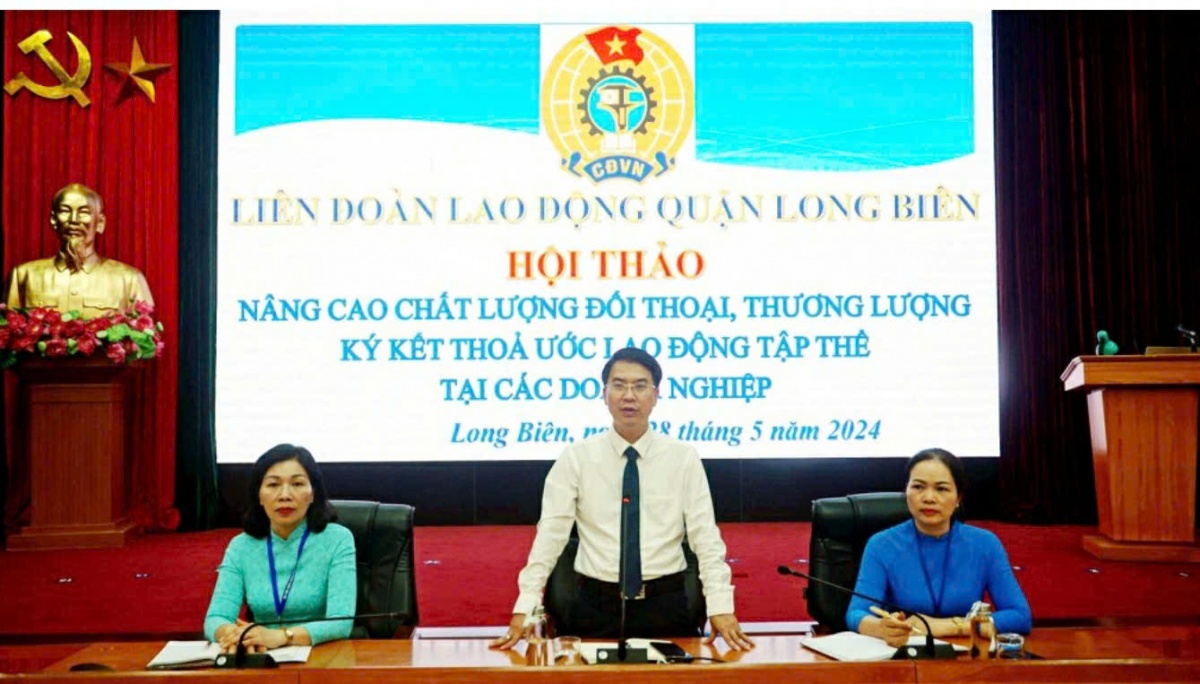 Thỏa ước lao động tập thể tại Long Biên: Giải pháp và cơ hội cải tiến mối quan hệ lao động Thỏa ước lao động tập thể tại Long Biên: Giải pháp và cơ hội cải tiến mối quan hệ lao động