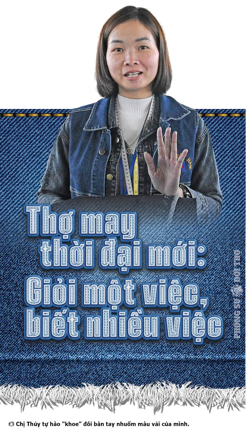 “Khom lưng” nắn nót từng đường ly “Khom lưng” nắn nót từng đường ly