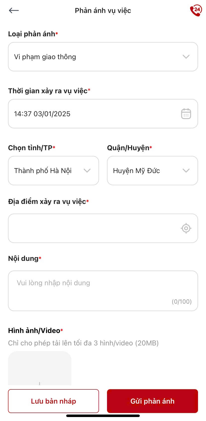 Lưu ý quan trọng khi gửi clip vi phạm giao thông qua ứng dụng VNeTraffic Lưu ý quan trọng khi gửi clip vi phạm giao thông qua ứng dụng VNeTraffic