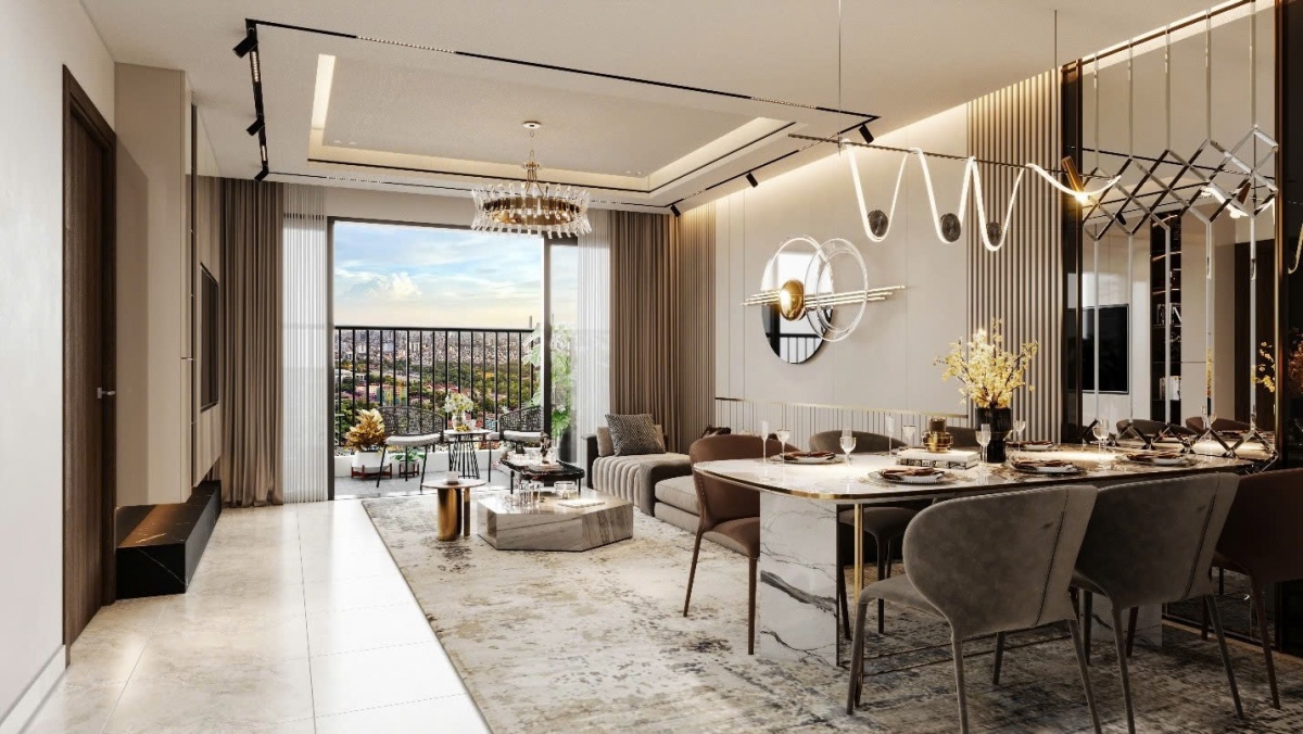 Thiết kế đặc biệt của căn hộ Hanoi Melody Residences khiến khách 