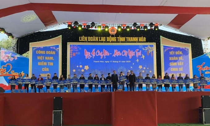 LĐLĐ tỉnh Thanh Hóa:  Chăm lo Tết để tạo động lực cho đoàn viên, người lao động