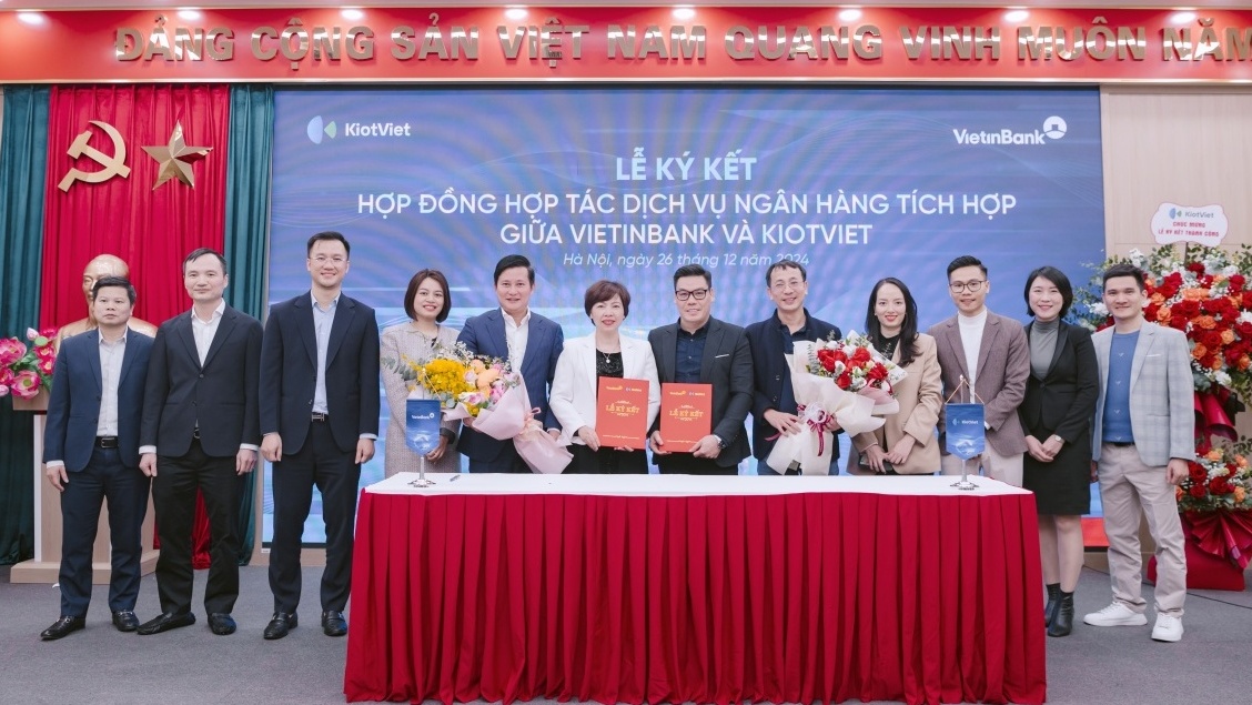 VietinBank và KiotViet: Đưa giải pháp ngân hàng tích hợp tới gần khách hàng hộ kinh doanh, nhà bán hàng