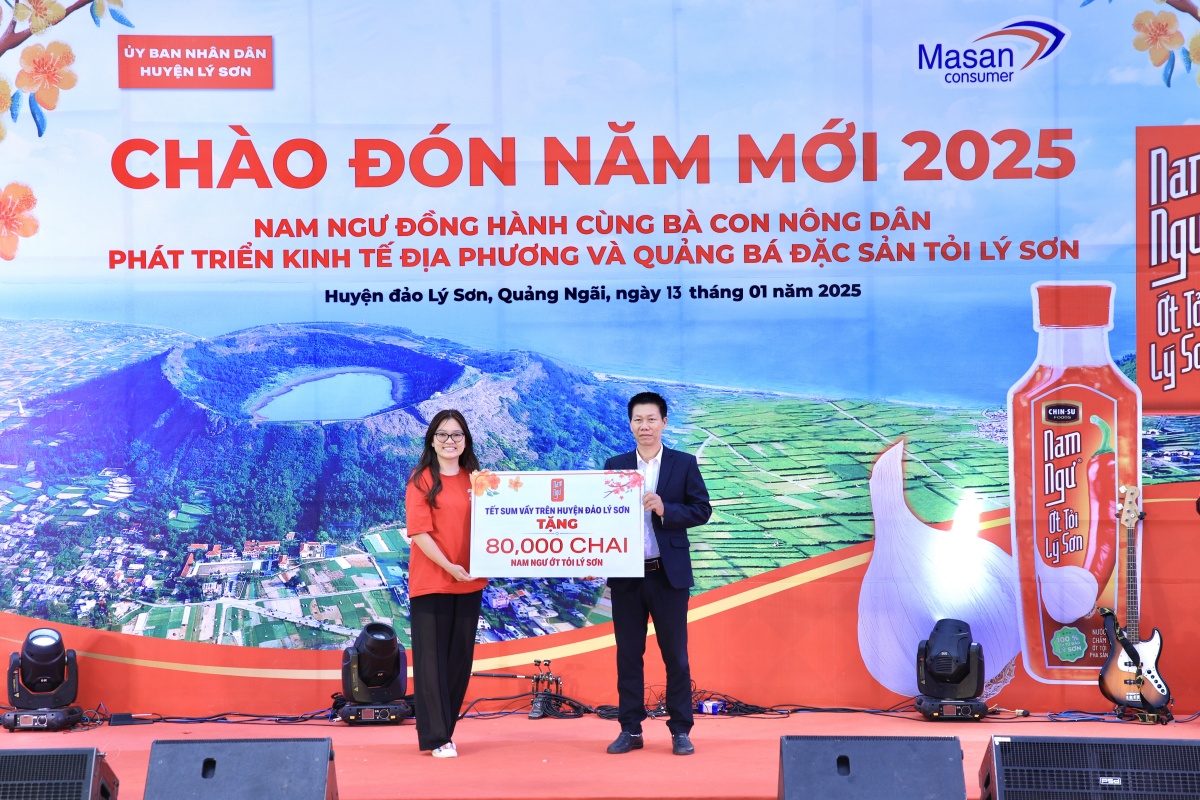 Bước sang năm mới 2025, Nam Ngư tiếp tục đồng hành cùng bà con nông dân phát triển kinh tế địa phương và quảng bá đặc sản tỏi Lý Sơn Bước sang năm mới 2025, Nam Ngư tiếp tục đồng hành cùng bà con nông dân phát triển kinh tế địa phương và quảng bá đặc sản tỏi Lý Sơn